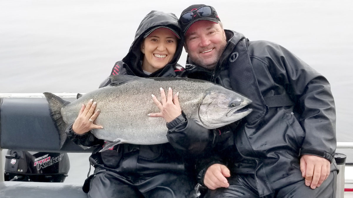 Tyee Chinook C&R at QCL