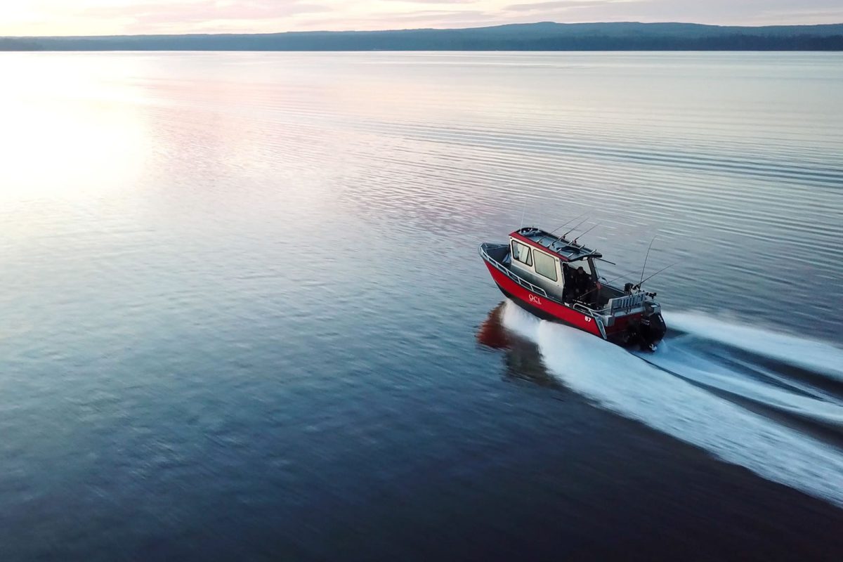QCL boat heading out to fish
